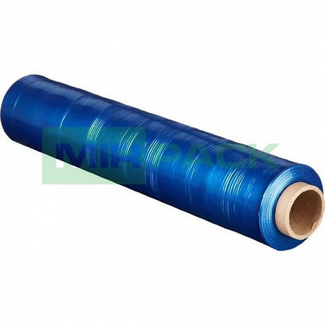 Стрейч-пленка для паллет 500 мм 17 мкм 1,5 кг синяя, в упаковке 8 шт. - Вид 1